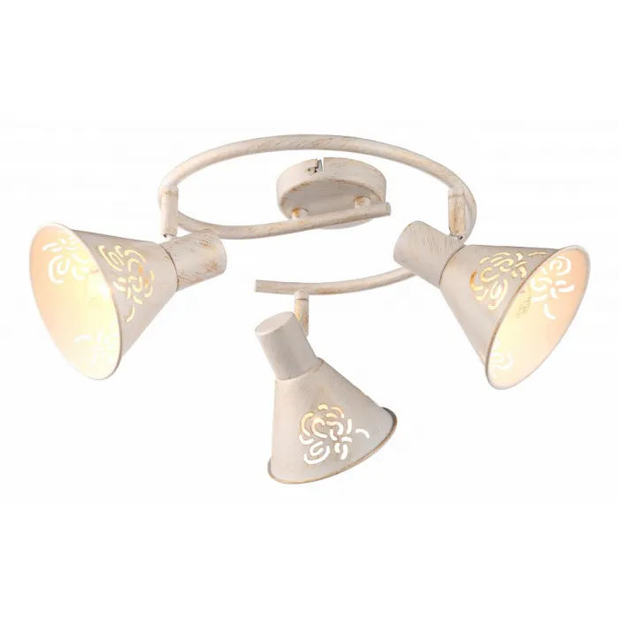 Спот Arte Lamp Cono A5218PL-3WG Цвет арматуры золото Цвет плафонов золото от ImperiumLoft