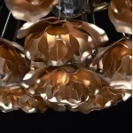 Потолочная люстра MW-Light Розенхейм 615011106 Цвет арматуры черный Цвет плафонов золото от ImperiumLoft