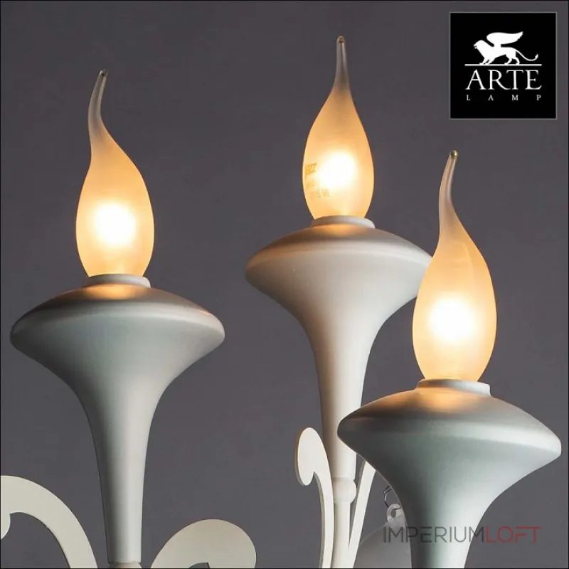 Настольная лампа декоративная Arte Lamp Montmartre A3239LT-3WH Цвет арматуры белый Цвет плафонов белый от ImperiumLoft Настольная лампа декоративная Arte Lamp Montmartre A3239LT-3WH Цвет арматуры белый Цвет плафонов белый от ImperiumLoft