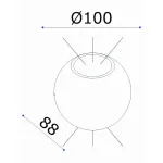 Накладной светильник Donolux DL18442 DL18442/12 White R Dim
