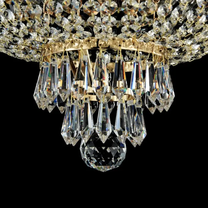 Люстра на штанге Maytoni Palace DIA890-CL-04-G Цвет арматуры золото Цвет плафонов прозрачный от ImperiumLoft