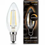 Лампа светодиодная Gauss 1038 E14 5Вт 2700K 103801105-D