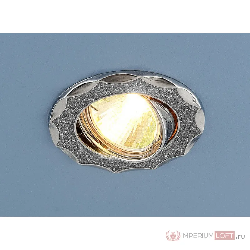 Встраиваемый светильник Elektrostandard 612 MR16 SL серебряный блеск/хром от ImperiumLoft
