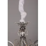 Подвесная люстра Omnilux Salerno OML-34403-08 Цвет арматуры хром Цвет плафонов прозрачный от ImperiumLoft
