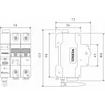 Автоматический выключатель 2P с Wi-Fi Werkel W1002P6301