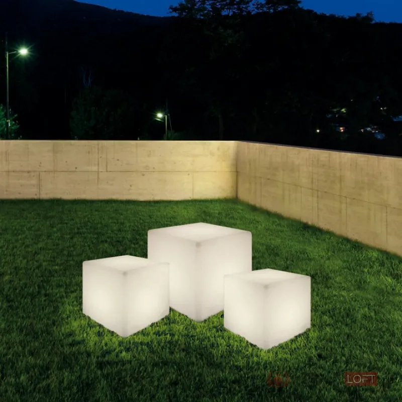 Наземный низкий светильник Nowodvorski Cumulus Cube 8965 Цвет плафонов белый от ImperiumLoft
