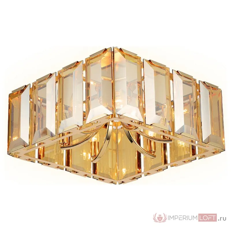 Подвесной светильник Ambrella Traditional 4 TR5149 Цвет арматуры золото Цвет плафонов янтарный от ImperiumLoft