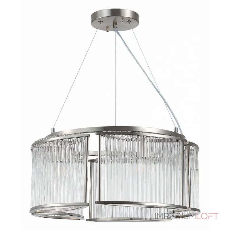 Подвесная люстра ST-Luce Velletri SL1627.103.05 Цвет арматуры серый Цвет плафонов неокрашенный
