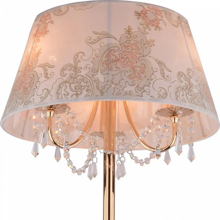 Торшер Arte Lamp Armonico A5008PN-3GO Цвет арматуры золото Цвет плафонов белый от ImperiumLoft