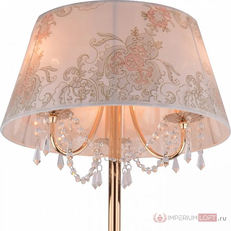 Торшер Arte Lamp Armonico A5008PN-3GO Цвет арматуры золото Цвет плафонов белый от ImperiumLoft