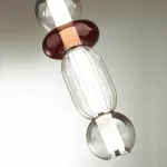 Подвесной светильник Odeon Light Beans 4826/18L Цвет плафонов серый Цвет арматуры хром от ImperiumLoft