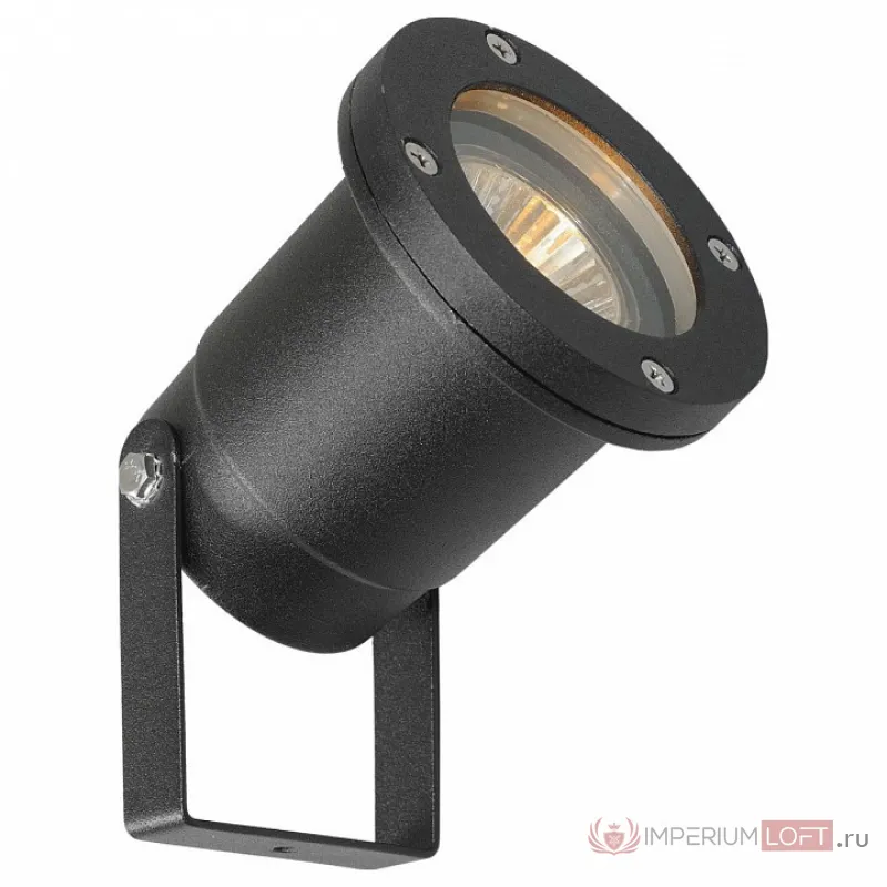 Наземный низкий светильник MW-Light Титан 808040301 Цвет арматуры черный Цвет плафонов прозрачный от ImperiumLoft