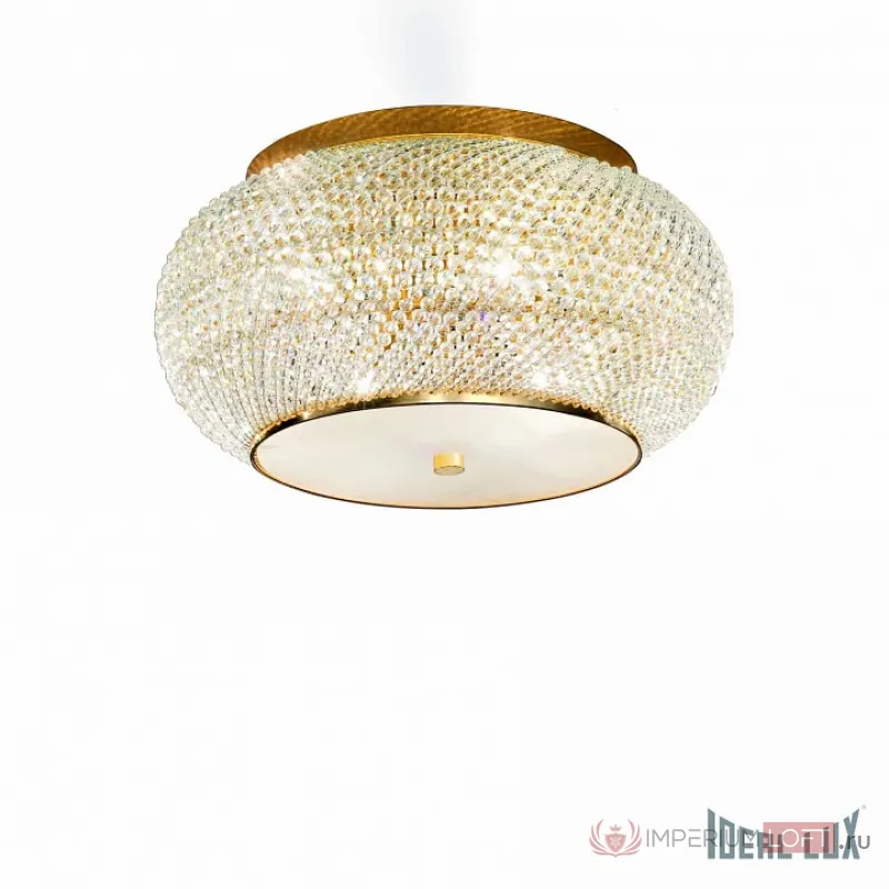 Накладной светильник Ideal Lux Pasha PASHA&#039; PL6 ORO Цвет арматуры золото Цвет плафонов прозрачный от ImperiumLoft