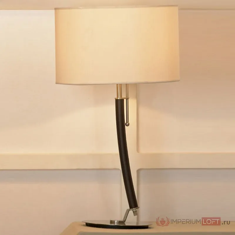 Настольная лампа декоративная Lussole Silvi LSC-7104-01 Цвет арматуры никель Цвет плафонов кремовый от ImperiumLoft