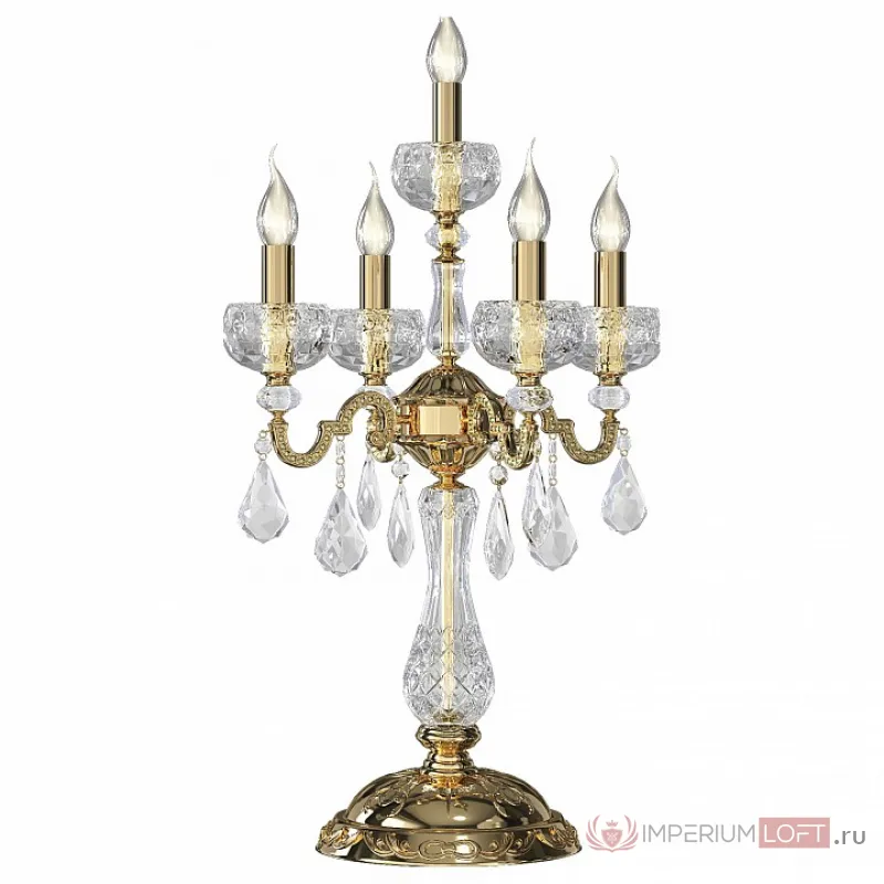 Настольная лампа декоративная Osgona Montare 787952 Цвет арматуры золото Цвет плафонов прозрачный от ImperiumLoft