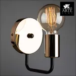 Бра Arte Lamp Gelo A6001AP-1BK Цвет арматуры золото Цвет плафонов прозрачный