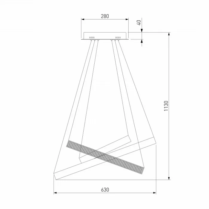 Подвесной светильник Eurosvet Posh 90176/3 медный 80W от ImperiumLoft