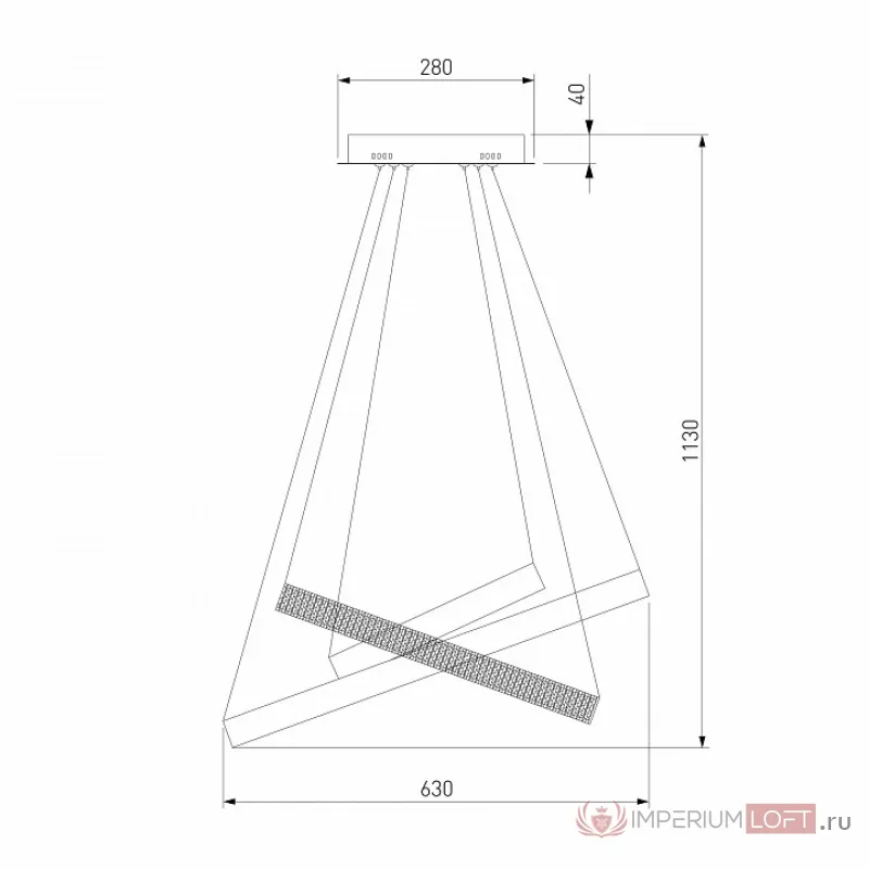 Подвесной светильник Eurosvet Posh 90176/3 медный 80W от ImperiumLoft