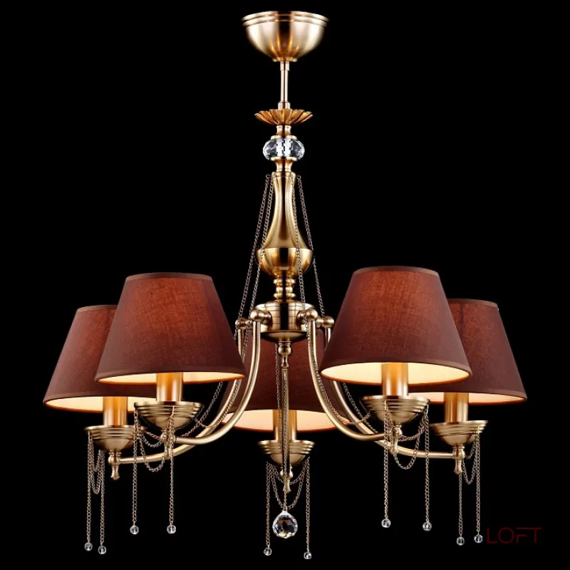 Подвесная люстра Maytoni Chester RC0100-PL-05-R  Подвесная люстра Maytoni Chester RC0100-PL-05-R