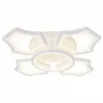 Накладной светильник Ambrella Original 3 FA575/4+1 WH белый 106W 620*620*120 (ПДУ РАДИО 2.4G) Цвет арматуры белый Цвет плафонов черный от ImperiumLoft