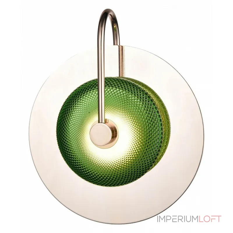 Бра Vele Luce Rainbow VL5744W11 Цвет арматуры Желтый Цвет плафонов Зеленый