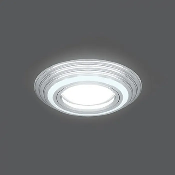 Встраиваемый светильник Gauss Backlight 15 BL139 Цвет арматуры хром Цвет плафонов хром от ImperiumLoft