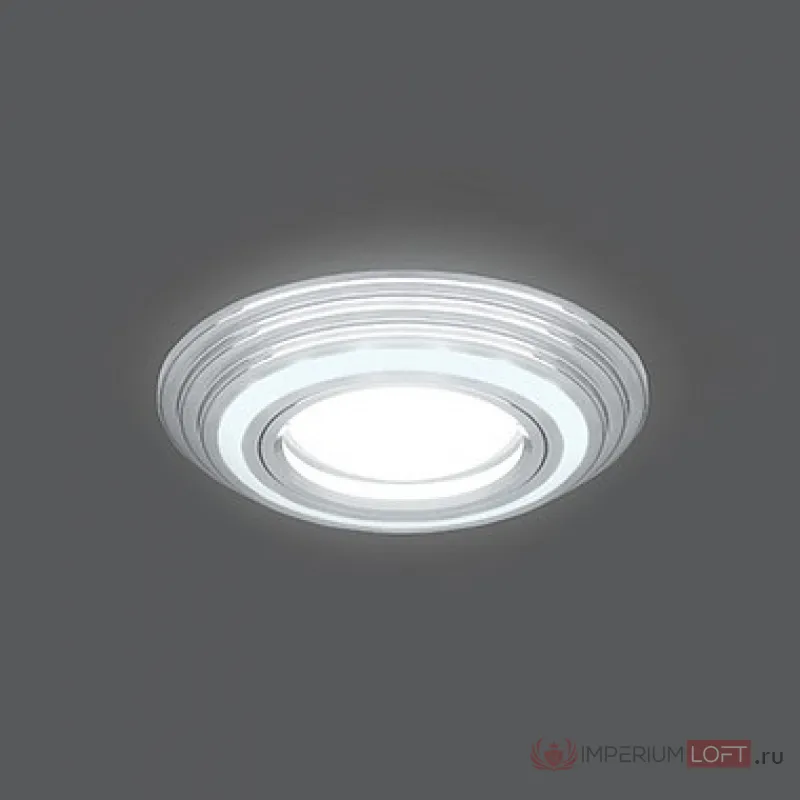Встраиваемый светильник Gauss Backlight 15 BL139 Цвет арматуры хром Цвет плафонов хром от ImperiumLoft