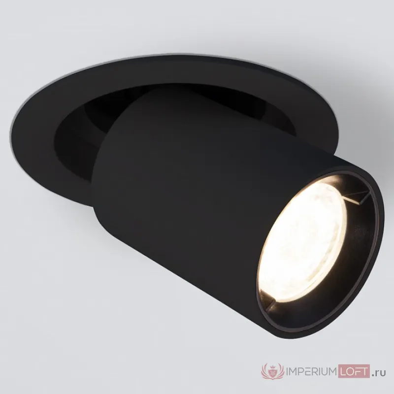 Встраиваемый светильник на штанге Elektrostandard 9917 LED a052449 Цвет арматуры черный Цвет плафонов черный от ImperiumLoft
