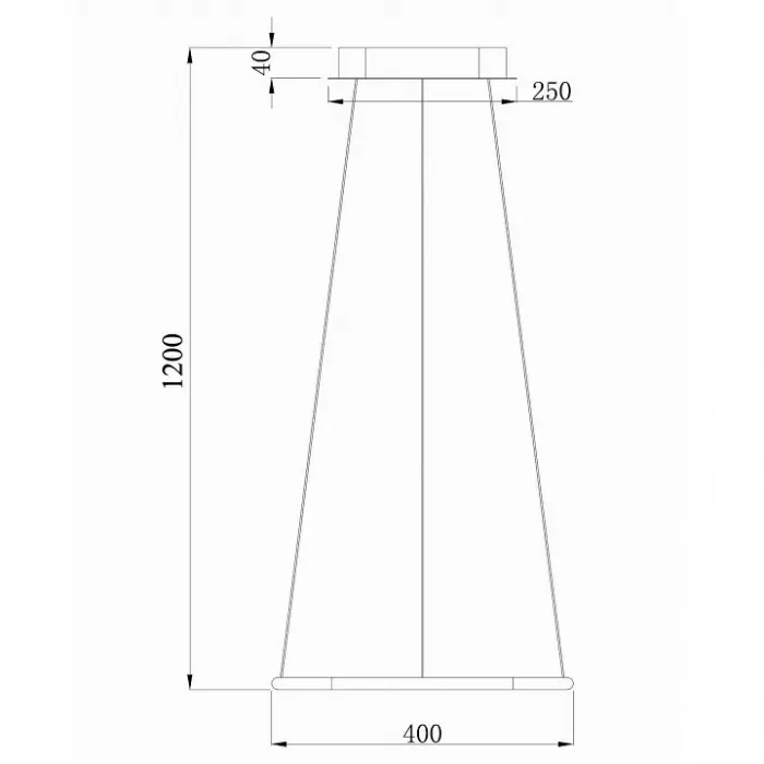 Подвесной светильник Donolux 111024 S111024/1SQ 30W Black Out от ImperiumLoft