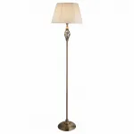 Торшер Arte Lamp Zanzibar A8390PN-1AB Цвет арматуры бронза Цвет плафонов кремовый от ImperiumLoft