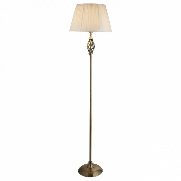 Торшер Arte Lamp Zanzibar A8390PN-1AB Цвет арматуры бронза Цвет плафонов кремовый от ImperiumLoft