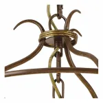 Подвесная люстра Arte Lamp Bellator A8959SP-5BR Цвет арматуры коричневый Цвет плафонов белый от ImperiumLoft