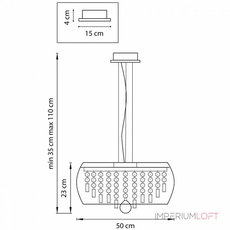 Подвесной светильник Lightstar Acquario 753084 Подвесной светильник Lightstar Acquario 753084