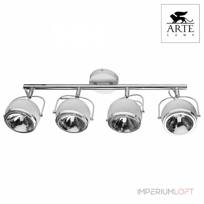 Спот Arte Lamp Orbiter A4509PL-4WH Цвет арматуры белый Цвет плафонов белый от ImperiumLoft