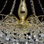 Подвесная люстра MW-Light Жемчуг 14 232017306 Цвет арматуры золото Цвет плафонов прозрачный от ImperiumLoft