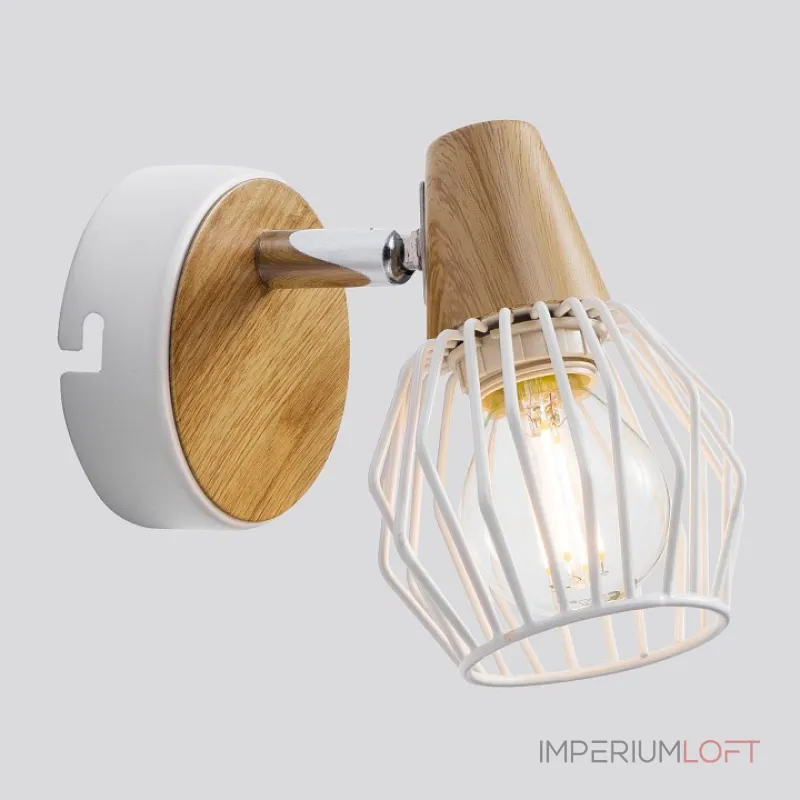 Спот Rivoli Naturale W1 WT Б0038096 Цвет арматуры белый Цвет плафонов белый