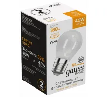 Лампа светодиодная Gauss Basic Filament 1055215