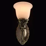 Бра MW-Light Фелиция 25 347029401 Цвет арматуры бронза Цвет плафонов белый от ImperiumLoft