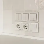 Выключатель проходной двухклавишный без рамки Werkel W112 3 W1122013