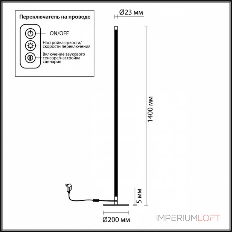 Торшер Odeon Light Fillini 4335/32FL от ImperiumLoft Торшер Odeon Light Fillini 4335/32FL от ImperiumLoft