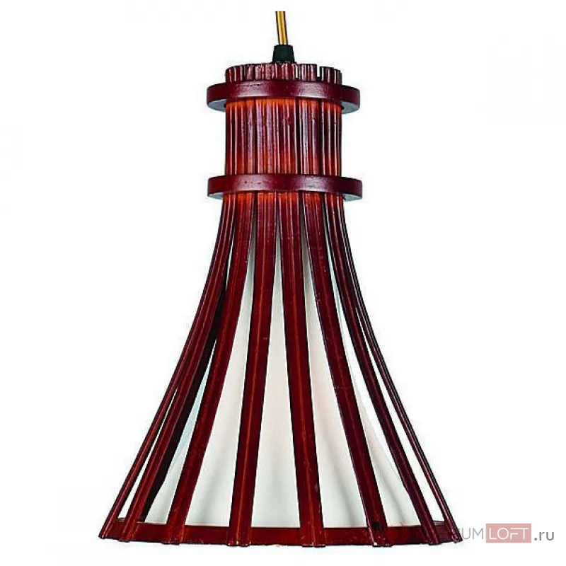 Подвесной светильник Omnilux Ramada OML-59403-01 Цвет арматуры коричневый Цвет плафонов коричневый от ImperiumLoft