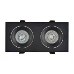 Встраиваемый светильник Donolux DL1841 DL18412/02TSQ Black