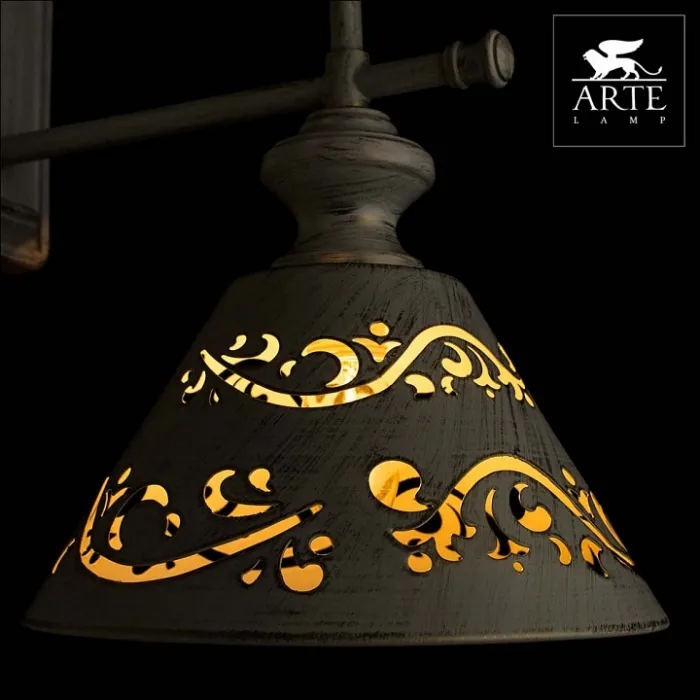 Бра Arte Lamp Kensington A1511AP-1WG Цвет арматуры белый Цвет плафонов белый от ImperiumLoft