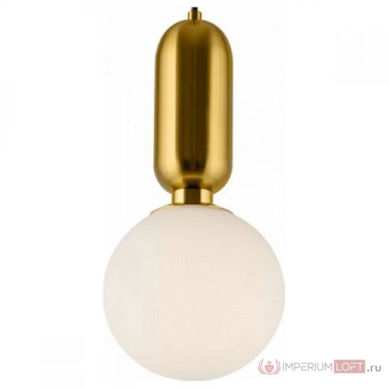 Подвесной светильник Freya Felice FR5136PL-01BS Цвет плафонов белый Цвет арматуры латунь от ImperiumLoft