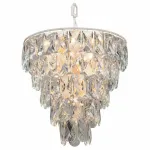 Подвесной светильник Vitaluce V5262 V5263-0/20+1 Цвет арматуры белый Цвет плафонов прозрачный от ImperiumLoft