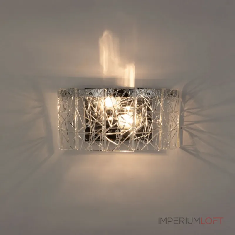 Накладной светильник Arte Lamp Galatea A1222AP-2CC Цвет плафонов прозрачный Цвет арматуры хром Накладной светильник Arte Lamp Galatea A1222AP-2CC Цвет плафонов прозрачный Цвет арматуры хром