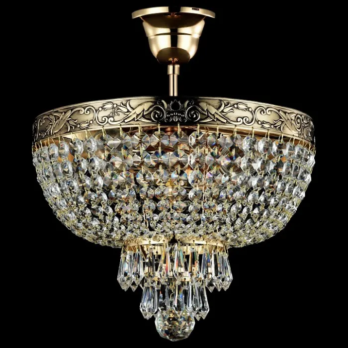 Люстра на штанге Maytoni Palace DIA890-CL-04-G Цвет арматуры золото Цвет плафонов прозрачный от ImperiumLoft