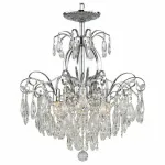 Подвесная люстра Stilfort Berta 1038/09/05P Цвет плафонов прозрачный Цвет арматуры хром от ImperiumLoft