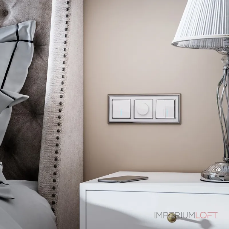 Диммер без рамки Werkel белый W1142001 от ImperiumLoft Диммер без рамки Werkel белый W1142001 от ImperiumLoft