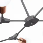 Подвесной светильник EVOLUCE Palare SLE106403-08 Цвет арматуры серый от ImperiumLoft